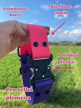Něco pro velké pejsky !! Ano opravdu pro velké 🤩Díky pevné kovové přezce není vhodné pro menší pejsky pro ty mame...